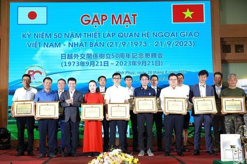 Vĩnh Phúc gặp mặt kỷ niệm 50 năm thiết lập quan hệ ngoại giao Việt Nam – Nhật Bản