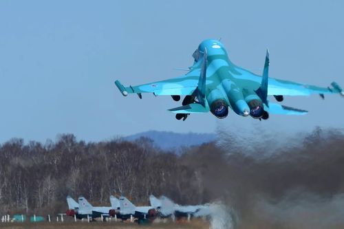 Video chiến cơ Su-34 Nga tập kích trận địa S-300 của Ukraine