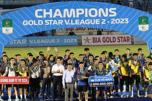 Quảng Nam vô địch giải hạng Nhất, trở lại V-League