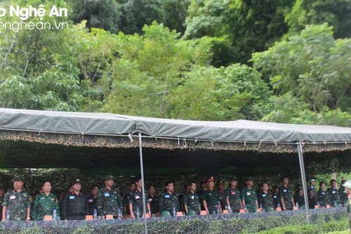 Con Cuông tổng kết, rút kinh nghiệm diễn tập khu vực phòng thủ năm 2023