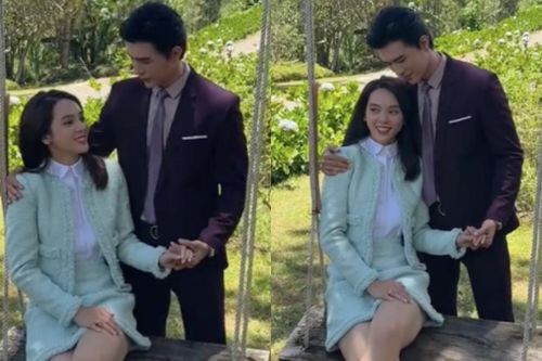 Quỳnh Lương 'tình bể bình' bên người đàn ông lạ, bạn trai có biểu cảm gây chú ý