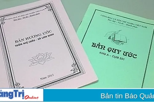 Quy định về hình thức của hương ước, quy ước của cộng đồng dân cư