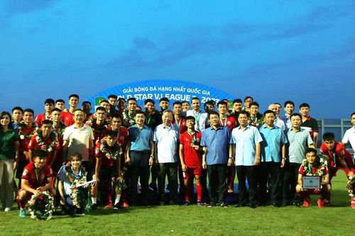 Câu lạc bộ PVF - CAND giành giải Nhì Giải bóng đá hạng Nhất quốc gia 2023