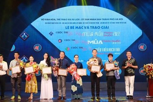 Trao giải thưởng cho các tài năng nghệ thuật múa, múa rối và kịch nói toàn quốc