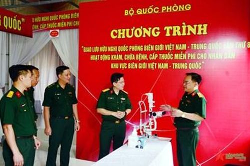 Kiểm tra công tác chuẩn bị khám bệnh, cấp thuốc cho đồng bào khu vực biên giới Việt-Trung