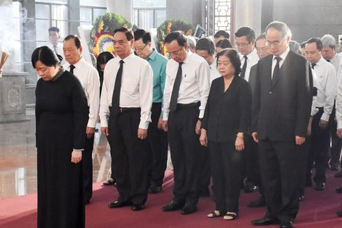 Lãnh đạo Đảng, Nhà nước viếng tang đồng chí Trần Hồng Quân