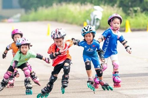 Đua tranh hấp dẫn tại Giải vô địch trẻ Roller Sports Quốc gia năm 2023