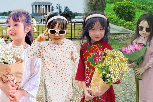 Em bé đáng yêu check-in mùa thu Hà Nội, dân mạng 'like mỏi tay'