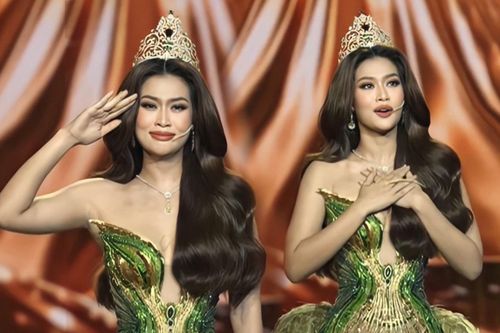 Màn final walk đẫm nước mắt của Thiên Ân, khán đài hò hét như 'ong vỡ tổ'