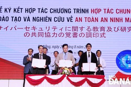 Trường Đại học Duy Tân hợp tác với doanh nghiệp Nhật Bản đào tạo, nghiên cứu về an toàn an ninh mạng
