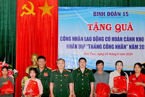 Binh đoàn 15 chăm lo đời sống người lao động