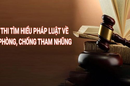 Tổ chức thi 'Tìm hiểu pháp luật về phòng, chống tham nhũng, tiêu cực'