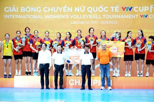 Đội tuyển Việt Nam 1 vô địch Giải bóng chuyền nữ quốc tế VTV Cup 2023