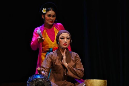 Ra mắt vở chèo cổ 'Quan Âm Thị Kính' do dàn nghệ sỹ trẻ Nhà hát chèo Hà Nội trình diễn
