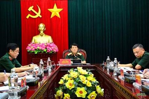 Đại tướng Lương Cường chủ trì Hội nghị Ban Chủ nhiệm Tổng cục Chính trị Quân đội nhân dân Việt Nam tháng 8-2023