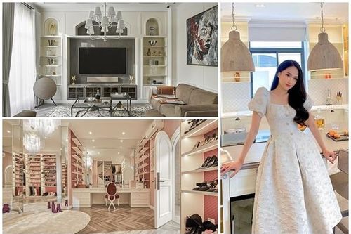 Bên trong biệt thự 10 tỷ như cung điện của Hoa hậu Hương Giang
