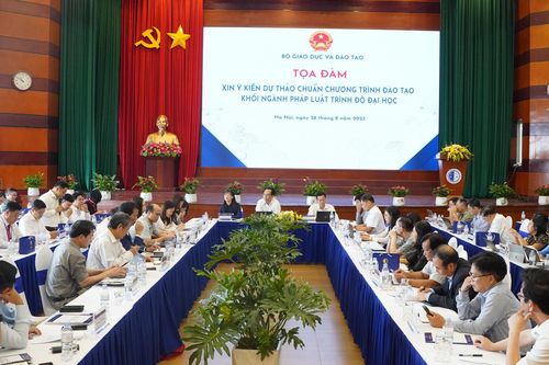Góp ý xây dựng chuẩn chương trình đào tạo khối ngành pháp luật trình độ Đại học