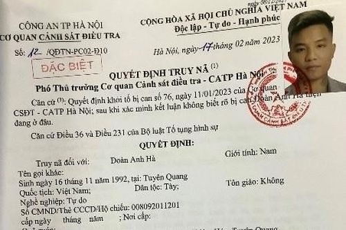 Truy nã đối tượng giả mạo nhân viên shopee rồi chiếm đoạt tiền