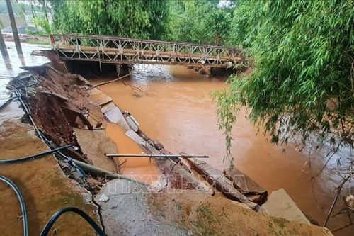 Sửa chữa, gia cố cầu Suối Nhung sau phản ánh của báo Tin tức