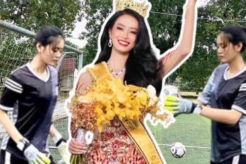 Thủ môn quê Bắc Giang, cao 1,76 m đăng quang Á hậu 1 Miss Grand VN 2023