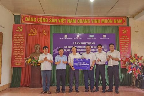 PC Sơn La: Bàn giao nhà lớp học và nhà công vụ giáo viên tại xã Suối Bàng