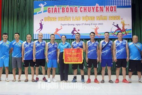 Giải Bóng chuyền hơi công nhân lao động năm 2023