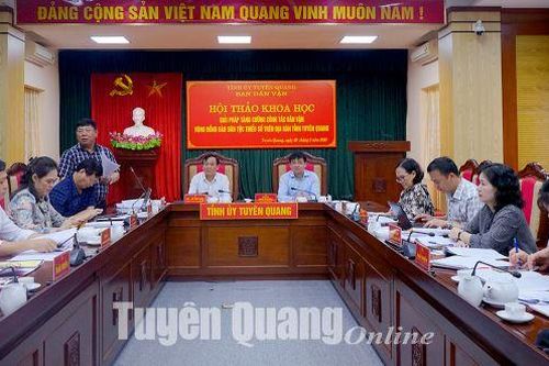 Hội thảo khoa học về công tác dân vận vùng đồng bào dân tộc thiểu số