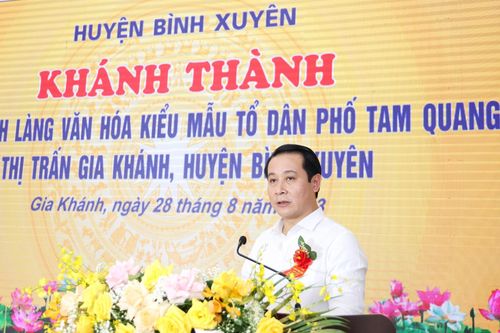 Vĩnh Phúc: Đưa khu thiết chế văn hóa - thể thao tổ dân phố Tam Quang (thị trấn Gia Khánh - Bình Xuyên) vào hoạt động