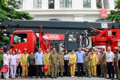 Phường Giảng Võ ra mắt mô hình 'Chung cư an toàn phòng cháy chữa cháy'