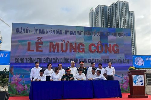 Quận 7 (TPHCM): Khánh thành nhiều công trình chào mừng Quốc khánh 2/9