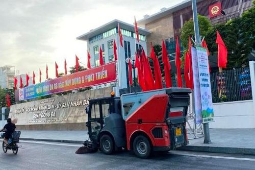 Tăng cường công tác duy trì VSMT phục vụ Quốc khánh 2/9