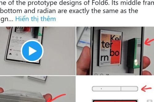 Rò rỉ hình ảnh Galaxy Z Fold6