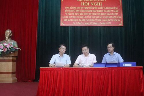 Công bố quy hoạch điều chỉnh cục bộ Quy hoạch chi tiết Thành phố Giao lưu