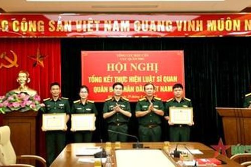 Cục Quân nhu, Tổng cục Hậu cần tổng kết thực hiện Luật Sĩ quan Quân đội nhân dân Việt Nam