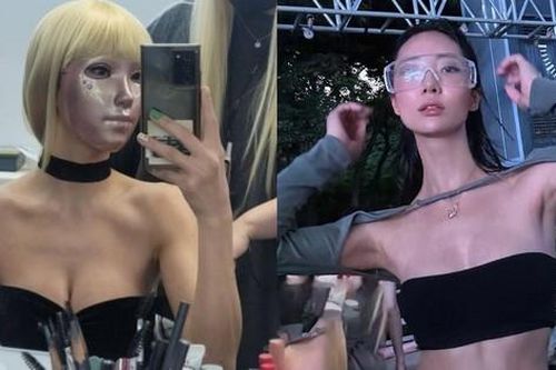 Cô gái giấu mặt khoe đường cong trong phim về bạo lực đang gây sốt