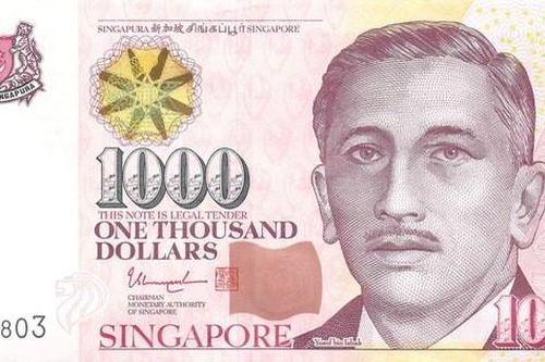 Tờ tiền mệnh giá 1.000 đôla Singapore có gì đặc biệt?