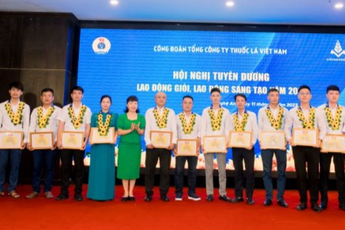 Công đoàn Tổng công ty Thuốc lá Việt Nam: Tôn vinh lao động giỏi, lao động sáng tạo