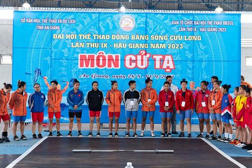 Khởi tranh môn cử tạ Đại hội Thể thao ĐBSCL lần thứ IX/2023