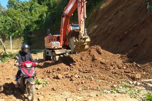 Mường Ảng đảm bảo an toàn giao thông mùa mưa lũ
