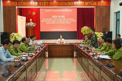 Luyện tập khu vực phòng thủ TP. Điện Biên Phủ