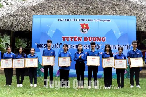 Tuyên dương Học sinh 3 tốt, Học sinh 3 rèn luyện, Sinh viên 5 tốt cấp tỉnh