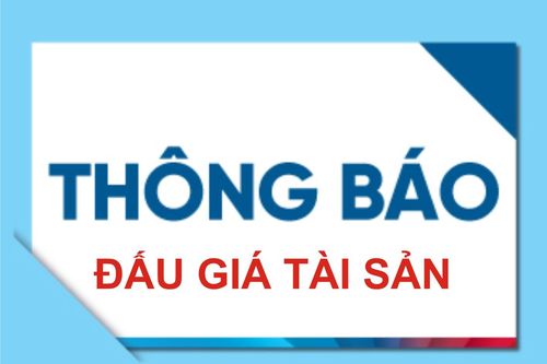 Thông báo đấu giá tài sản