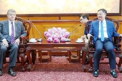 Lãnh đạo tỉnh tiếp xã giao Đại sứ Armenia tại Việt Nam