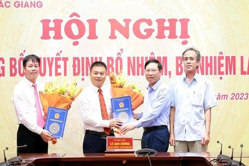 Bắc Giang: Trao Quyết định bổ nhiệm Giám đốc Sở Xây dựng