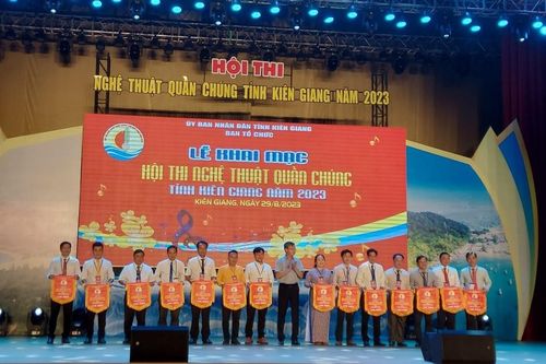 Kiên Giang: Hội thi nghệ thuật quần chúng năm 2023 - 'Tự hào giai điệu Tổ quốc'