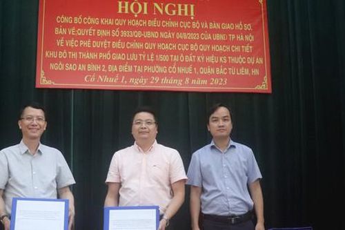 Công bố quy hoạch điều chỉnh cục bộ lô đất thuộc dự án ngôi sao An Bình 2