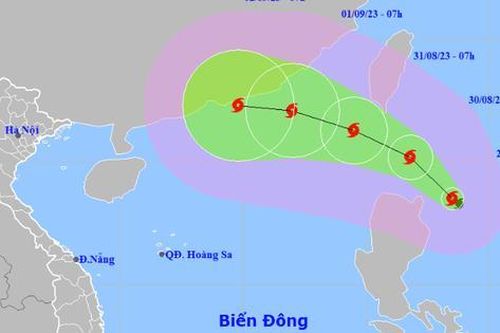 Tin bão mới nhất: Bão Sao La tiến sát Biển Đông, cường độ rất mạnh