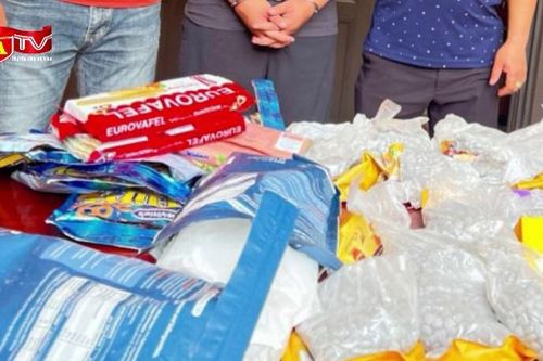 Phát hiện gần 60 kg ma túy giấu trong các thùng hàng bánh kẹo