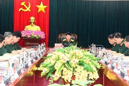 Đại tướng Lương Cường chủ trì Hội nghị giao ban Tổng cục Chính trị tháng 8-2023