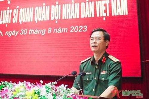 Bộ CHQS tỉnh Thái Bình tổng kết Luật Sĩ quan Quân đội nhân dân Việt Nam